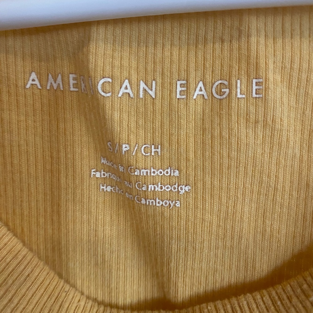 Yellow Ribbed Tank Top - Picture 3 of 3